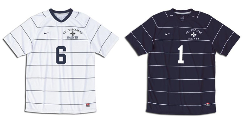 St. Thomas soccer 2009 uniforms