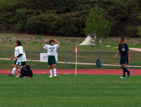 St. Thomas Jon DeWolfe slide tackle