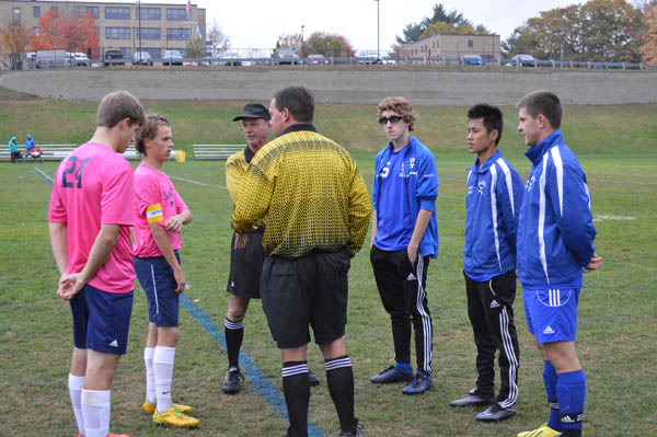 2014 St. Thomas Soccer Pink Game vs Manchester West