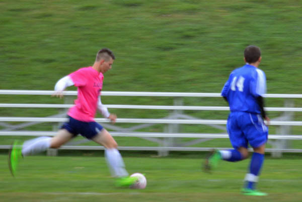 2014 St. Thomas Soccer Pink Game vs Manchester West