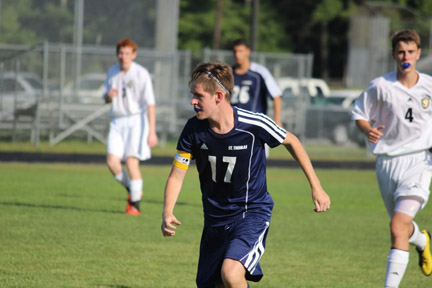 St. Thomas Boys Soccer 2014 @ Souhegan 9-2-14