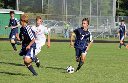 St. Thomas Boys Soccer 2014 @ Souhegan 9-2-14