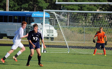 St. Thomas Boys Soccer 2014 @ Souhegan 9-2-14