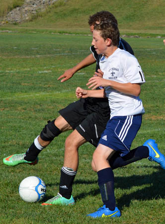 St. Thomas JV Boys Soccer vs Marshwood 9/9/15