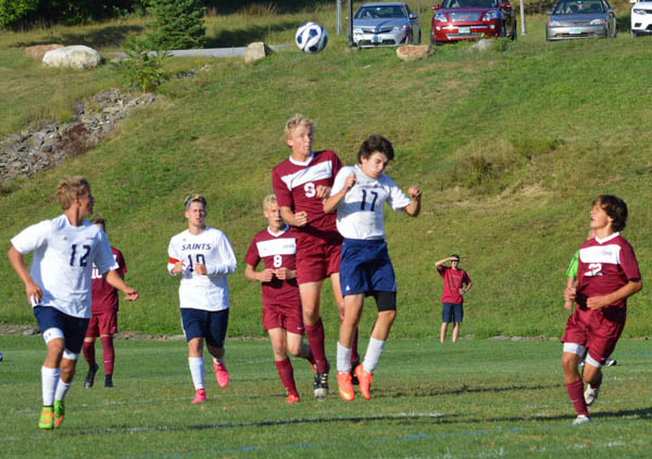 St. Thomas boys soccer vs Portsmouth 9/4/15