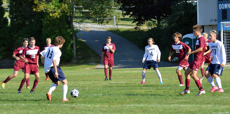 St. Thomas boys soccer vs Portsmouth 9/4/15
