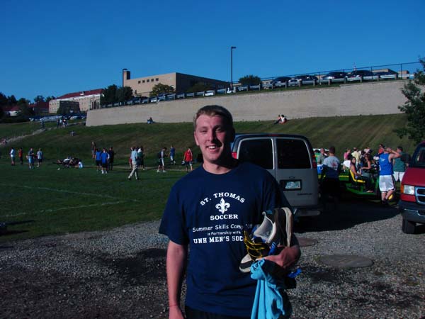 St. Thomas Alumni Soccer player Cam Palczynski