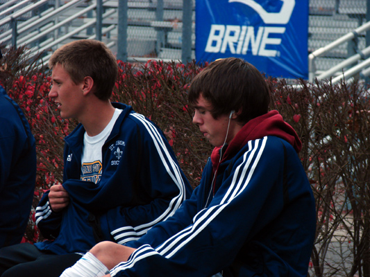 St. Thomas Ed Conroy & Doug Crow get ready for State Semi Finals
