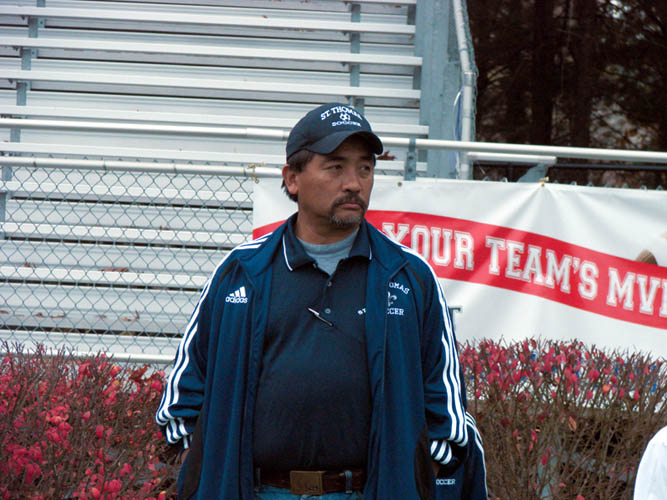 St. Thomas Coach Dave Salvacion