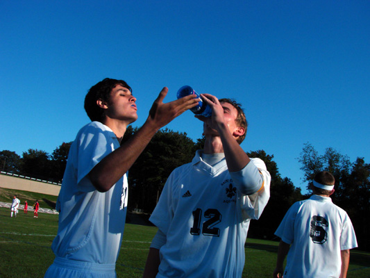 St. Thomas Soccer hydration