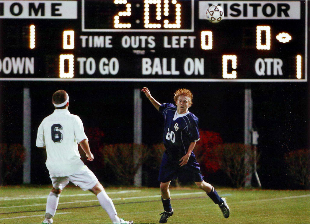 St. Thomas soccer Ross Suleski vs Conval in State Semi Finals