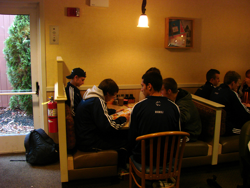 St. Thomas Soccer team breakfast @ IHOP