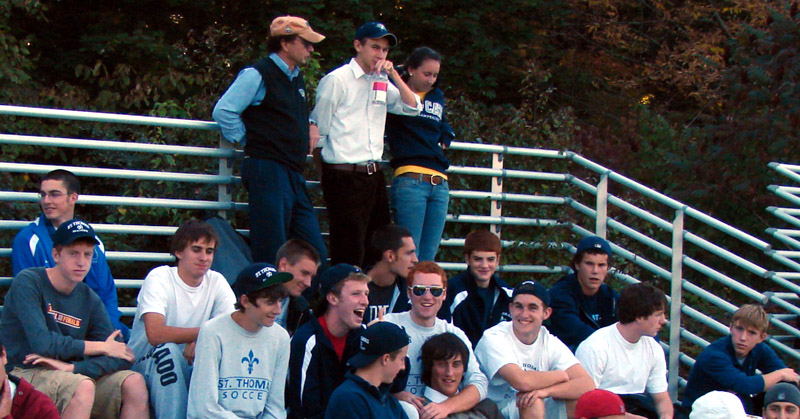 St. Thomas Players at UNH men's soccer game