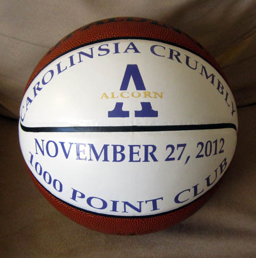 Custom Painted Basketball by Sign Design & Sales