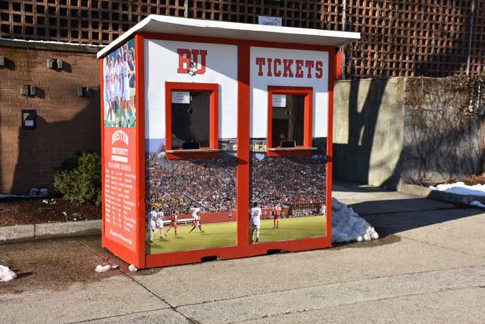 BU Nickerson field ticket Booths