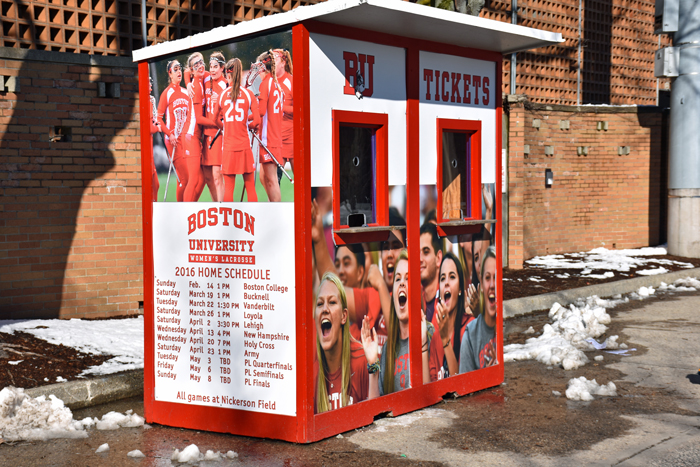 BU Nickerson field ticket Booths