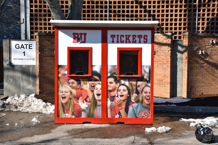 BU Nickerson field ticket Booths