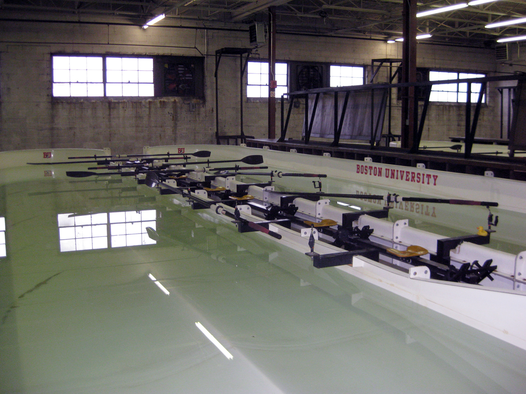 BU Rowing/Crew practice tanks