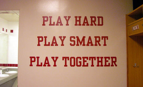 BU Men's Basketball Locker Room Quote