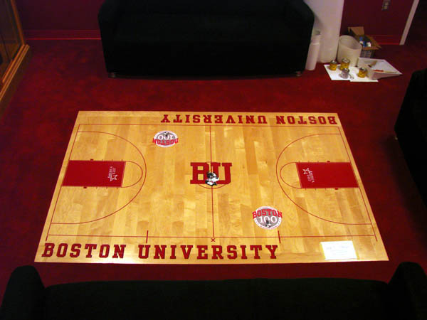 BU Men's Basketball Mini Court