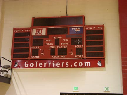 BU Roof Gym Scoreboard