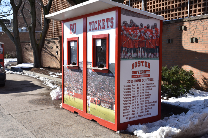 BU Nickerson field ticket Booths