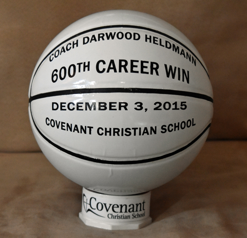 Custom Painted 1000 point Basketball by Sign Design & Sales