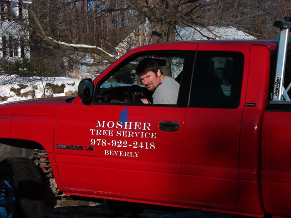 Mosher Tree pick up truck graphics