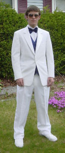 Jason on the way to a prom