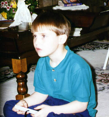 Jason with Video Game