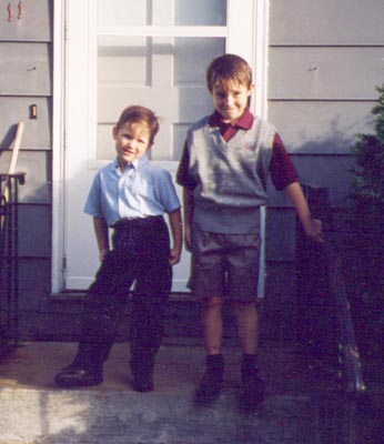 Jason and Ross First day of school